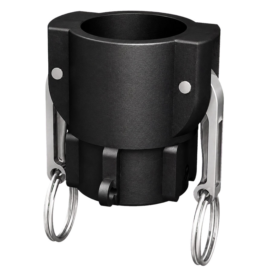True 1¼″ Female Camlock × 1¼″ NPT Female (Type D) - GF Polypropylene - CPP®