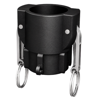 True 1¼″ Female Camlock × 1¼″ NPT Female (Type D) - GF Polypropylene - CPP®