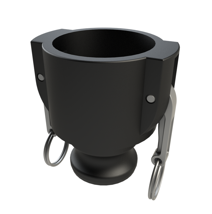 CPP 2″ Female Camlock × 1½″ Male Camlock Reducer
