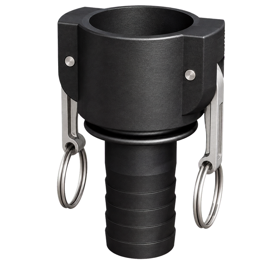 1 ½’’ Part 'C' 1 ½’’ Camlock Coupler x 1 ½’’ (38mm) Hose Tail G/P/P