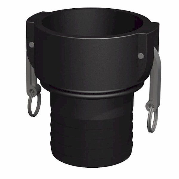 CPP 4″ Female Camlock × 4″ (100mm) Hose Tail (Type C)