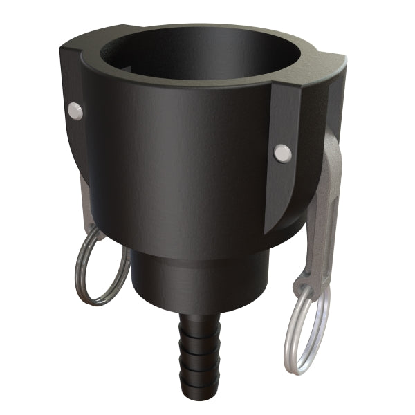 CPP 2″ Female Camlock Swivel × ⅝″ (16mm) Hose Tail (Type SC)