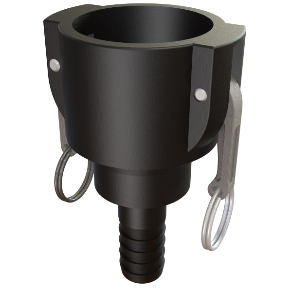 CPP 2″ Female Camlock Swivel × 1″ (25mm) Hose Tail (Type SC)