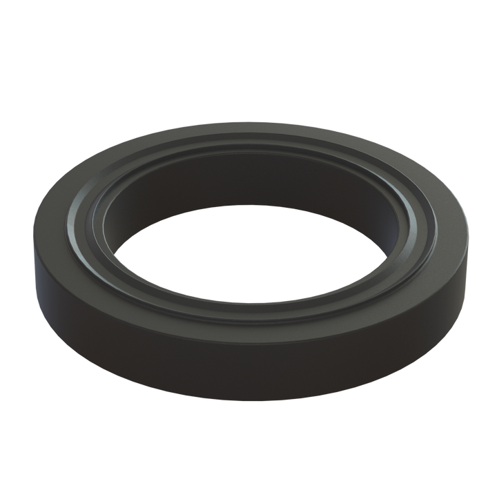 CPP® half inch to three-quarter inch ribbed Camlock gasket in black PP olefin elastomer