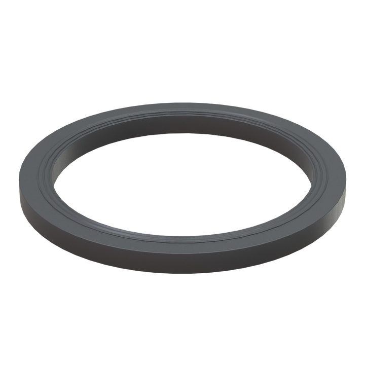 CPP® 3 inch ribbed Camlock gasket in black PP olefin elastomer