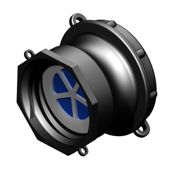 CPP S60X6 Female × 2″ Short Male Camlock Type A, Check-It, 21B Cap