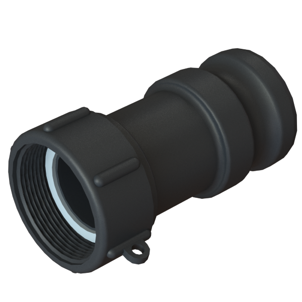 CPP 2″ NPS Female Easy-Seal × 2″ Extended Male Camlock Type A