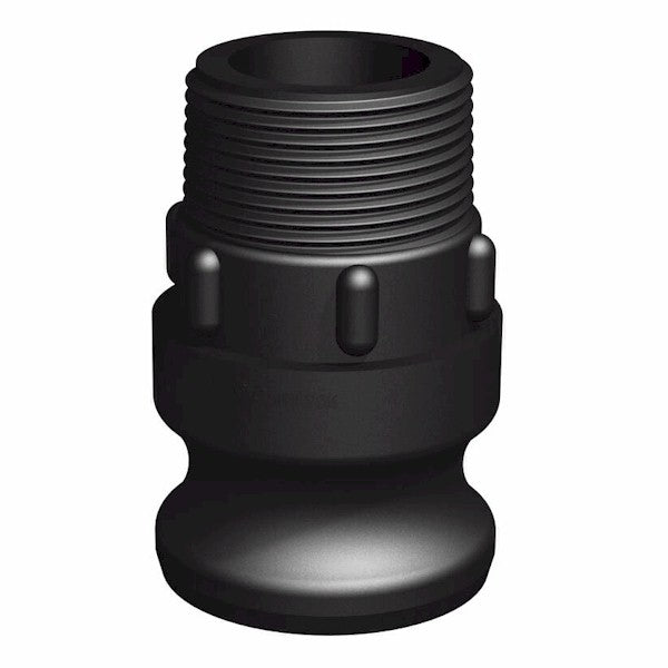 1½″ Male Camlock × 1¼″ BSPT Male (Type F) - GF Polypropylene - CPP®