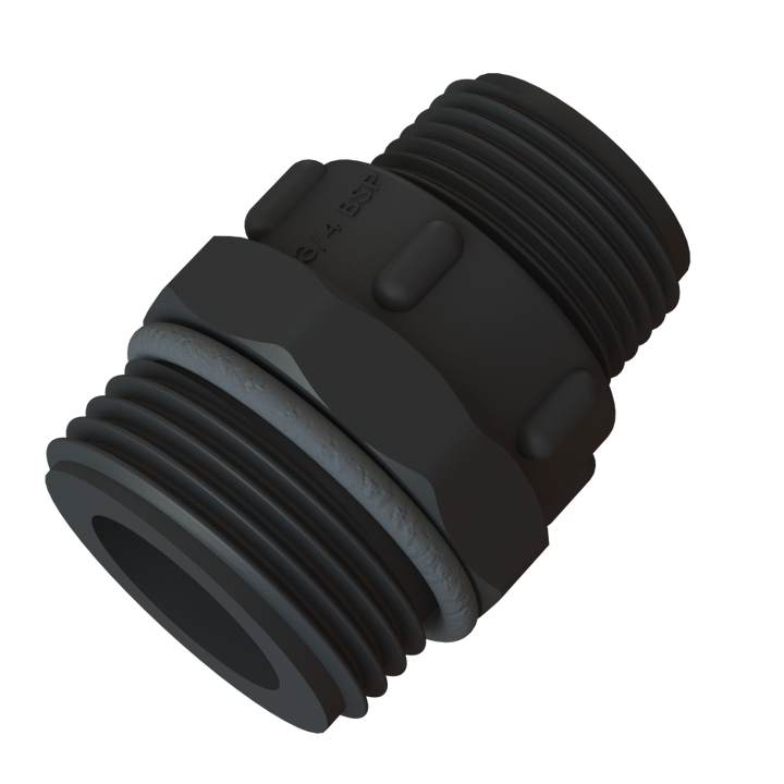 1'' BSP short male / o-ring X ¾'' BSPT male G/P/P