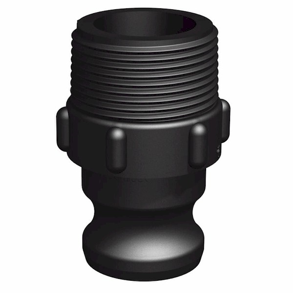 CPP 1″ Male Camlock × 1¼″ NPT Male (Type F)