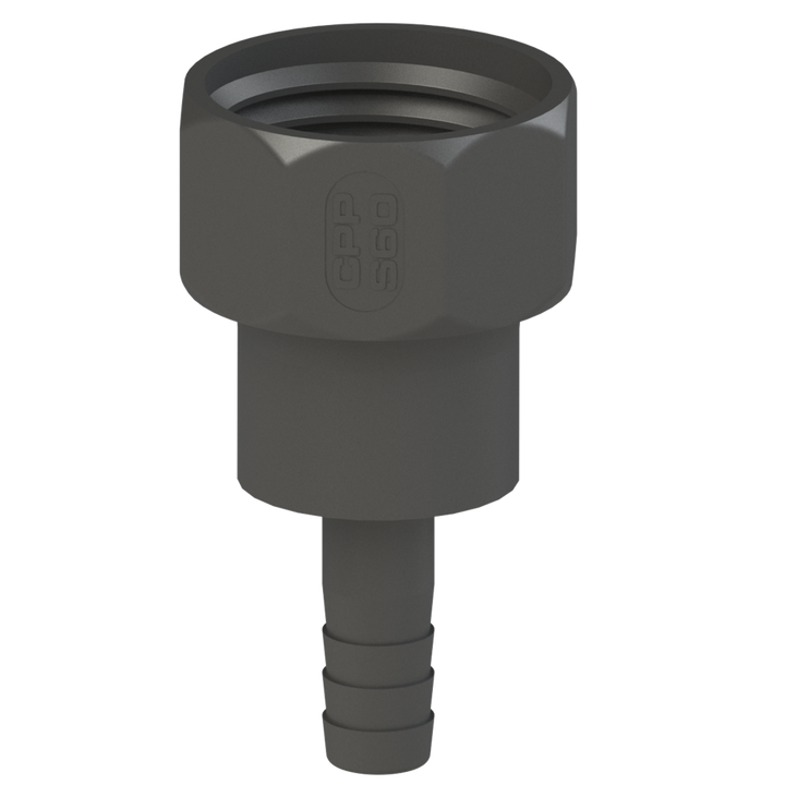 CPP S60X6 Female × ¾″ (19mm) Hose Tail