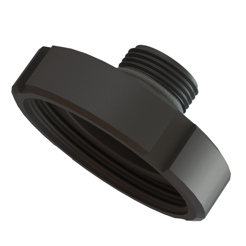 1″ BSPP Short Male / O-Ring × RD78 Female (DIN 11851, DN50) - GF Polypropylene - CPP®