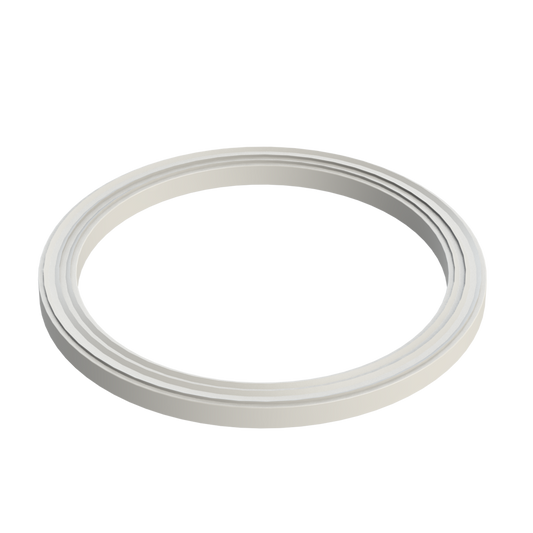 2½'' Lugged Gasket Ribbed White PP